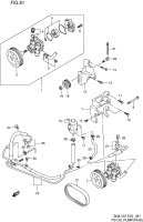 Suzuki Jimny FJ Servopumpe Anschluss Stutzen