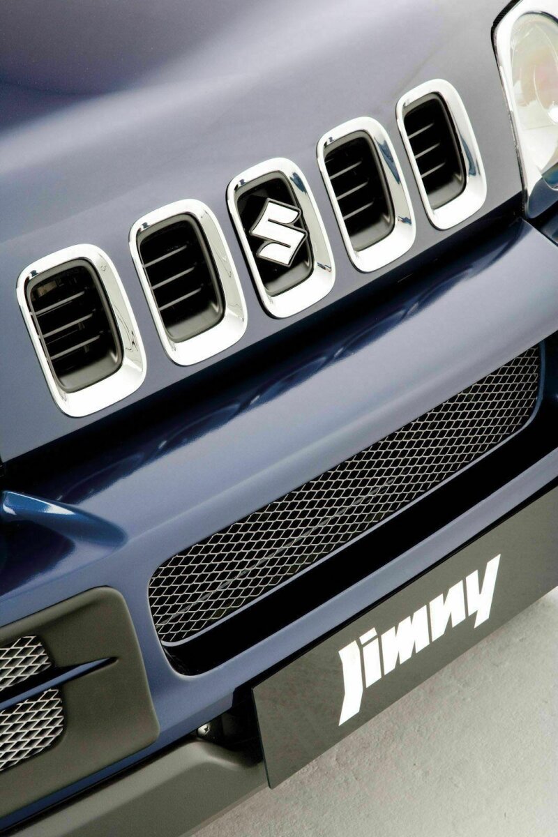 Adesivo Emblema 3D Per Suzuki Jimny 1998-2025 | Decorazione Per Bagagliaio E Cofano - Nero