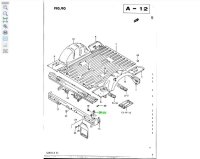 Suzuki Samurai Santana SJ413 SJ410 halterung Stoßstange hinten rechts und links