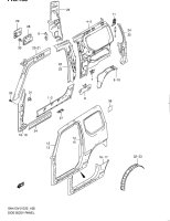 Suzuki Jimny FJ Reparaturblech Seitenschweller für rechts innen