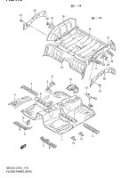 Suzuki Vitara ET TA Reparaturblech Kofferraumboden...