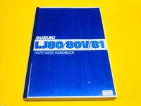 Werkstatt Handbuch für Suzuki LJ80  *Reprint...
