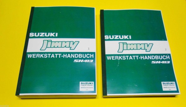 Werkstatt Handbuch Suzuki Jimny 1300i M13A  Reparaturanleitung  *Reprint