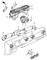 Suzuki Samurai SJ410 SJ413 Innenbelüftungsrohr rechts / links