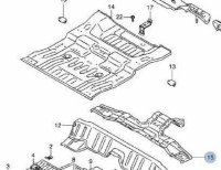 Reparaturblech Bodenplatte Suzuki Jimny Kofferraumboden Verstärkung Original Neu 1998-2017