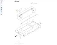 SUZUKI JIMNY Dachreling Abdeckung vorne rechts